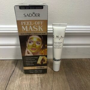 Sadoer Gold Peel-Off Mask with Dr. Brandt Eye Cream